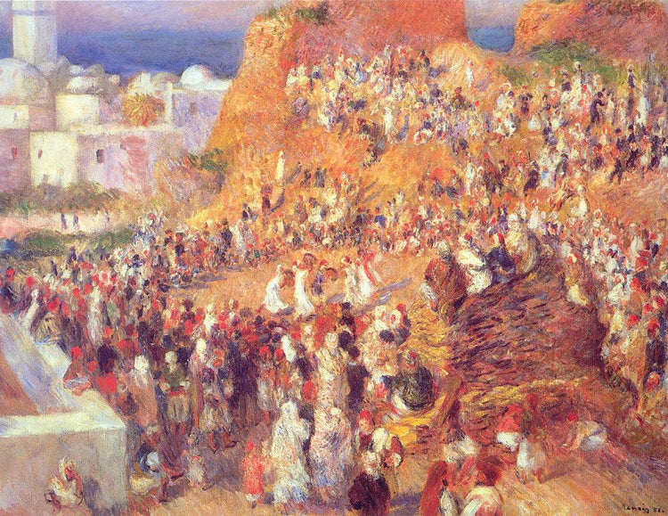 The Mosque Arab Holiday (The Casbah) - Pierre-Auguste Renoir