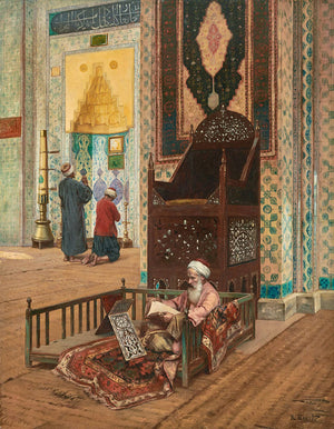 The Mosque of Rüstem Pasha, Constantinople - Rudolf Ernst