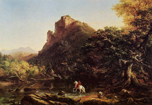 The Mountain Ford - Thomas Cole