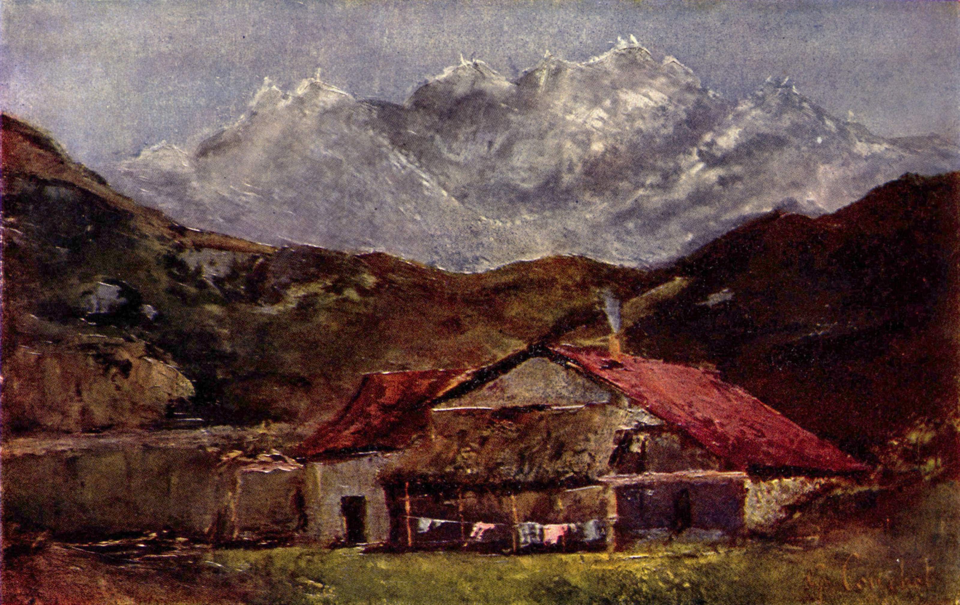 The Mountain Hut - Gustave Courbet