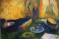 The Murderess by Edvard Munch — hand-painted abstract oil painting reproduction on canvas