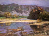 The Muscatatuck by T. C. Steele — hand-painted botanical oil painting reproduction on canvas