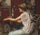 The Muse Erato at her Lyre in apartment