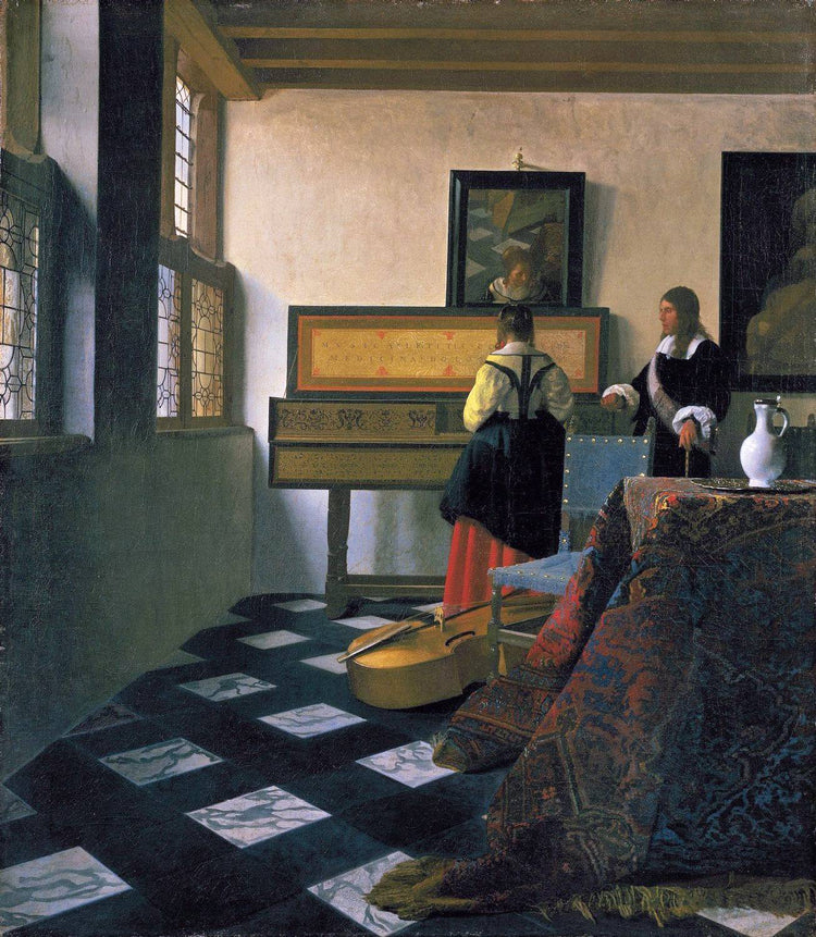 The music lesson - Johannes Vermeer