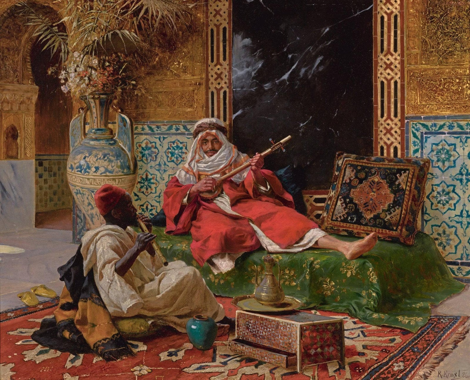 The Musicians by Rudolf Ernst