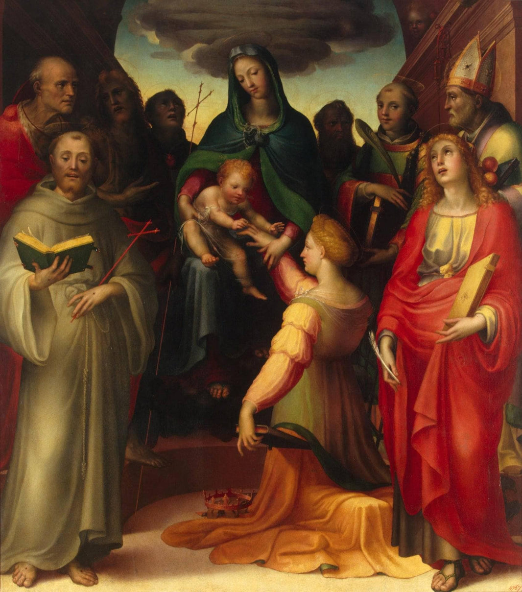 The Mystical Marriage of Saint Catherine - Domenico Beccafumi