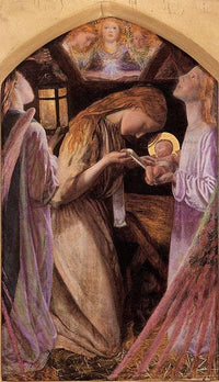 The Nativity by Arthur Hughes — hand-painted cultural oil painting reproduction on canvas