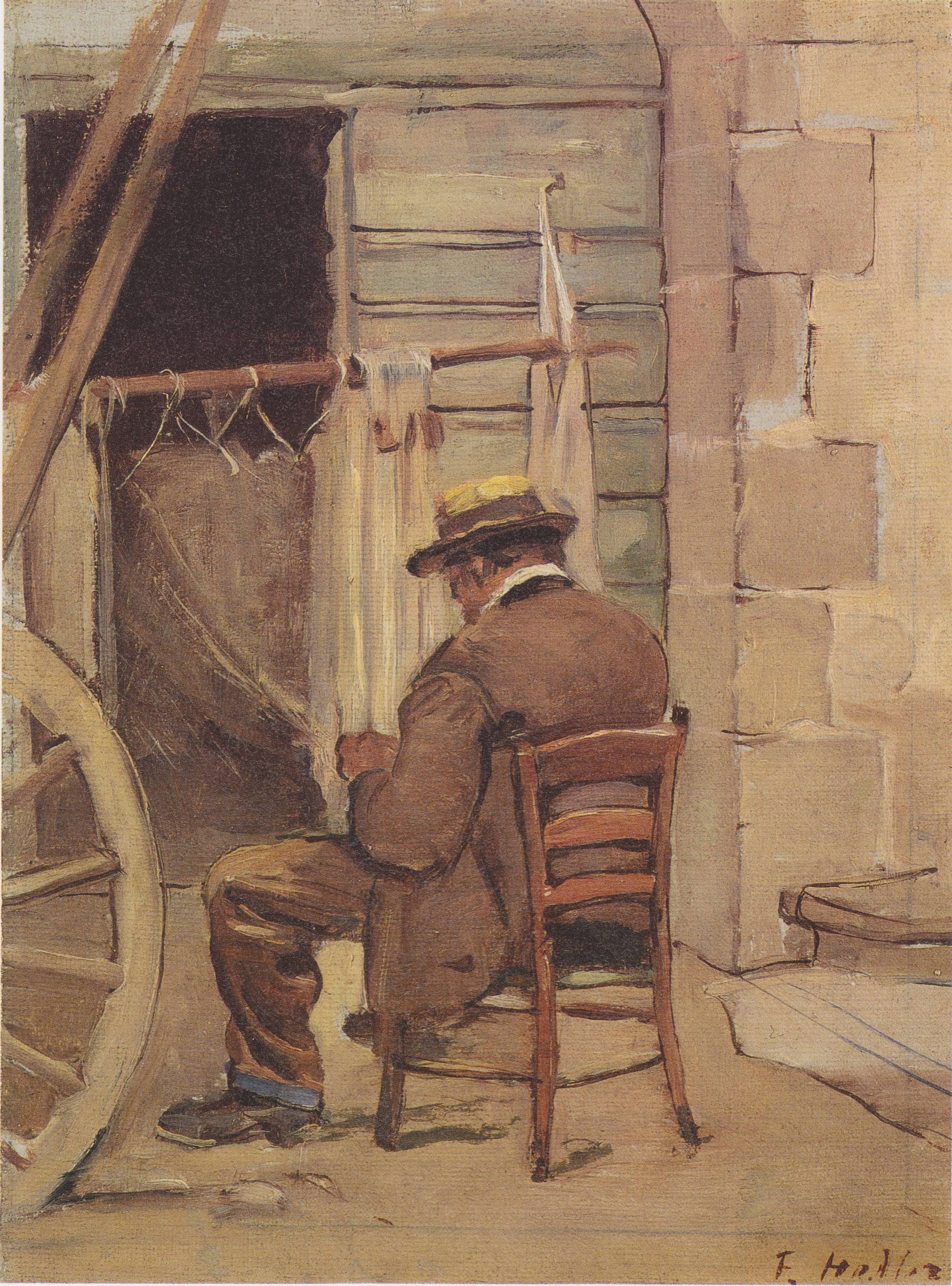 The netmender - Ferdinand Hodler