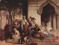 The new favorite (Harem scene) by Francesco Hayez — hand-painted cultural oil painting reproduction on canvas