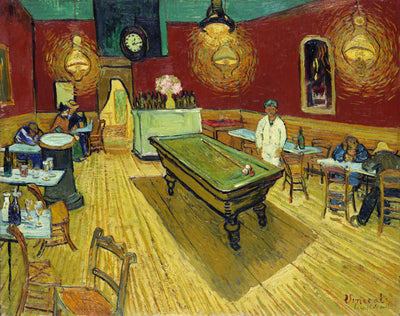 The Night Cafe by Vincent van Gogh — oil painting reproduction