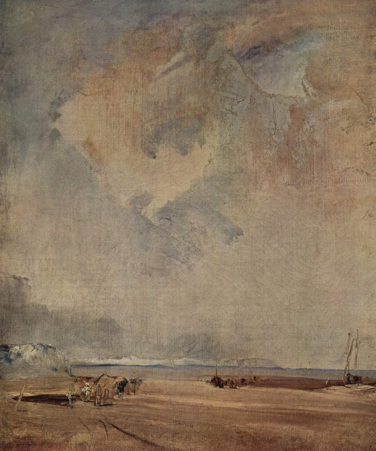 The Norman coast - Richard Parkes Bonington