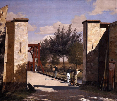 The North Gate of the Citadel by Christen Kobke — oil painting reproduction
