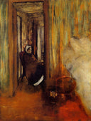 The Nurse by Edgar Degas — hand-painted abstract oil painting reproduction on canvas