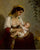 The nurturing mother in home office