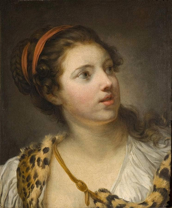 The Nymph Callisto by Jean-Baptiste Greuze — hand-painted portrait oil painting reproduction on canvas