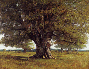 The Oak of Flagey (The Oak of Vercingetorix) - Gustave Courbet