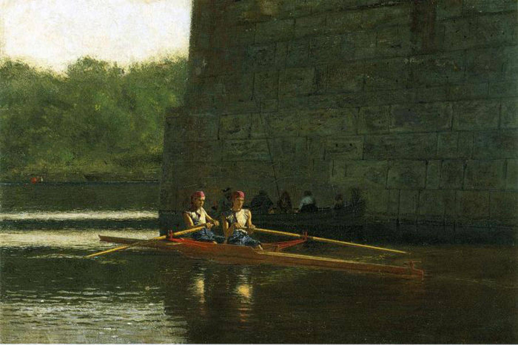 The Oarsmen ( The Schreiber Brothers) - Thomas Eakins