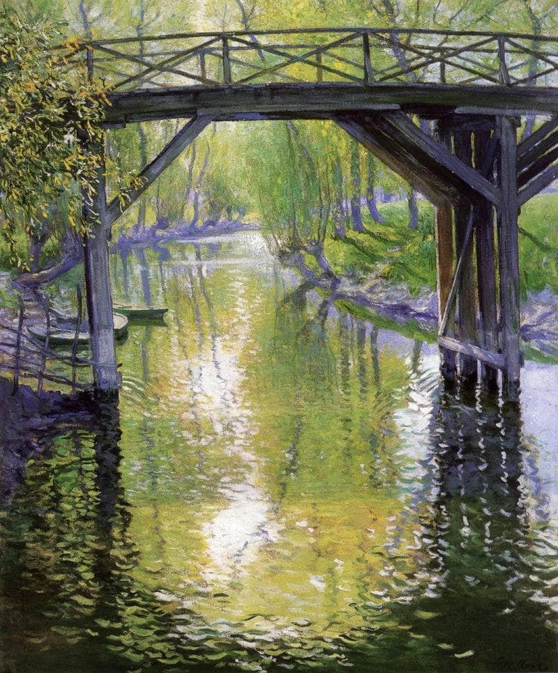 The Old Bridge, France on gallery wrap