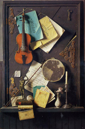 The Old Cupboard Door - William Michael Harnett