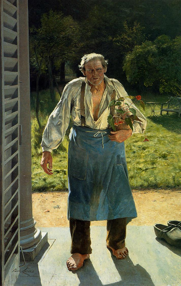 The Old Gardener - Emile Claus