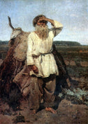 The old gardener by Vasily Surikov — hand-painted cultural oil painting reproduction on canvas