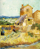 The old mill by Vincent van Gogh — hand-painted landscape oil painting reproduction on canvas