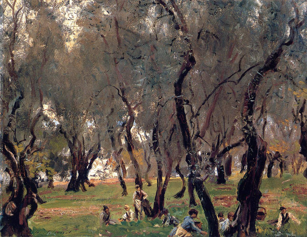 The Olive Grove - John Singer Sargent