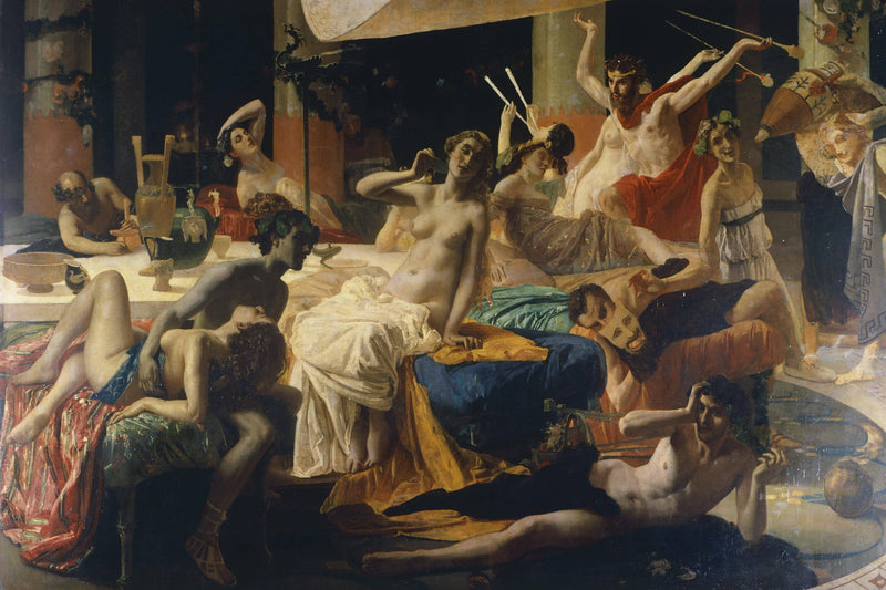 The orgies of Messalina on gallery wrap