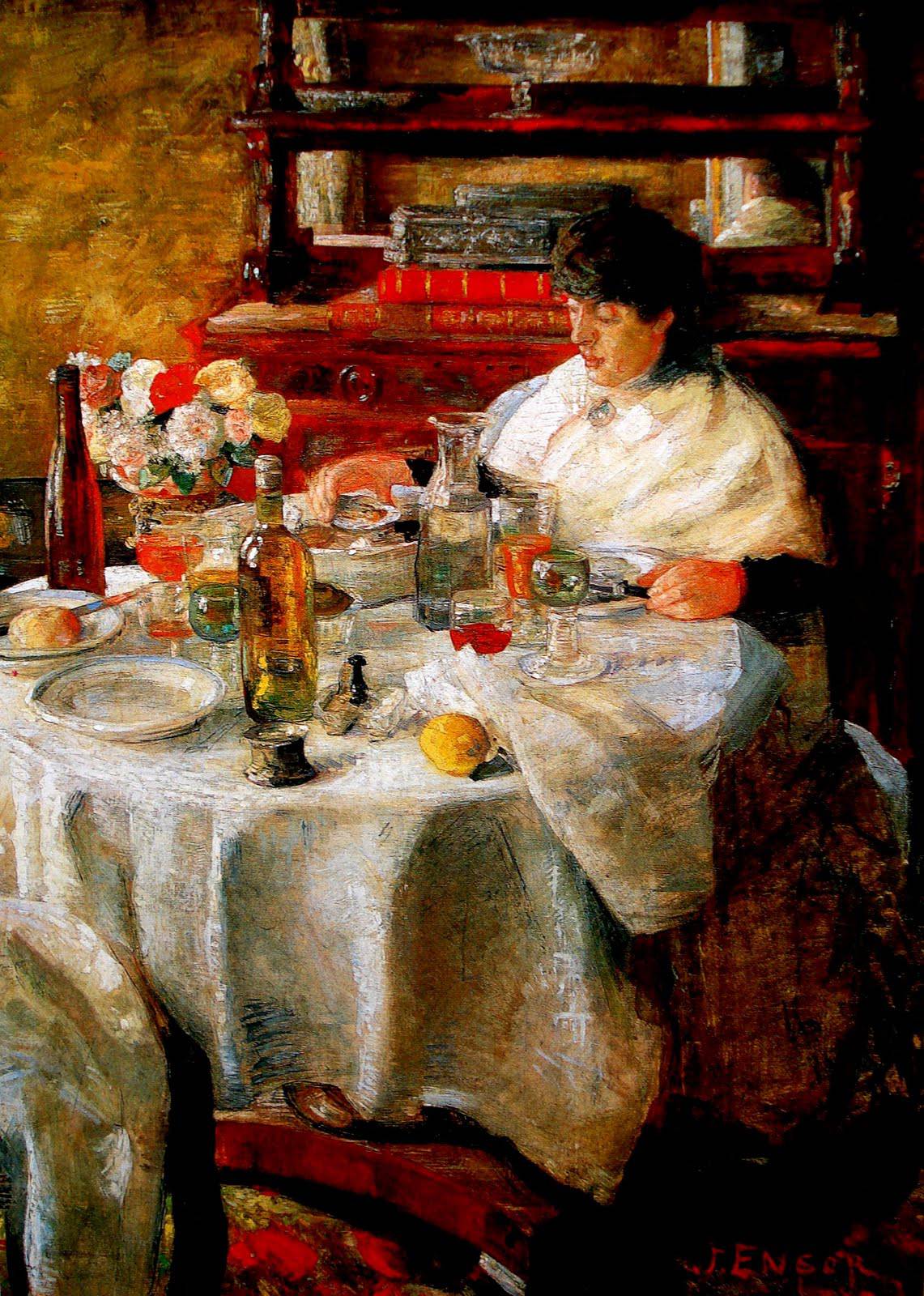 The Oyster Eater - James Ensor