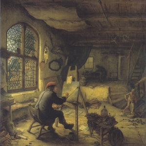 The Painter in His Workshop by Adriaen van Ostade — Oil Painting Reproduction