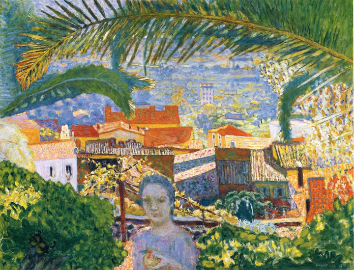 The Palm by Pierre Bonnard — hand-painted botanical oil painting reproduction on canvas