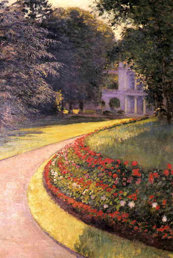 The Park at Yerres - Gustave Caillebotte