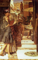 The Parting Kiss by Sir Lawrence Alma-Tadema — hand-painted cultural oil painting reproduction on canvas
