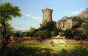 The Past by Thomas Cole — hand-painted architectural oil painting reproduction on canvas