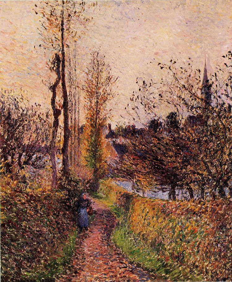 The path of Basincourt - Camille Pissarro