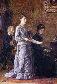 The Pathetic Song by Thomas Eakins — hand-painted portrait oil painting reproduction on canvas