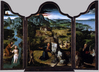 The Penitence of Saint Jerome by Joachim Patinir — hand-painted cultural oil painting reproduction on canvas