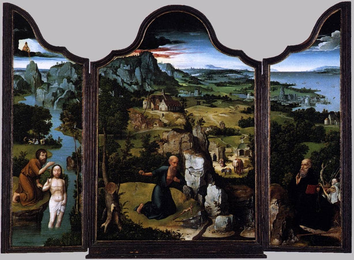 The Penitence of Saint Jerome by Joachim Patinir — hand-painted cultural oil painting reproduction on canvas