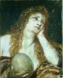 The Penitent Mary Magdalene by Arnold Böcklin — religion oil painting wall art, Symbolism