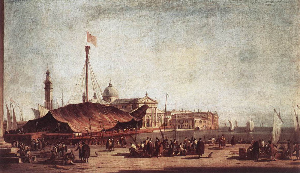 The Piazzetta, Looking toward San Giorgio Maggiore - Francesco Guardi