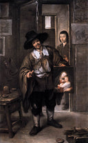 The Picture Merchant by José Antolínez — hand-painted cultural oil painting reproduction on canvas