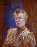 The Pierreuse Gabrielle by Henri de Toulouse-Lautrec — male oil painting wall art, Post Impressionism