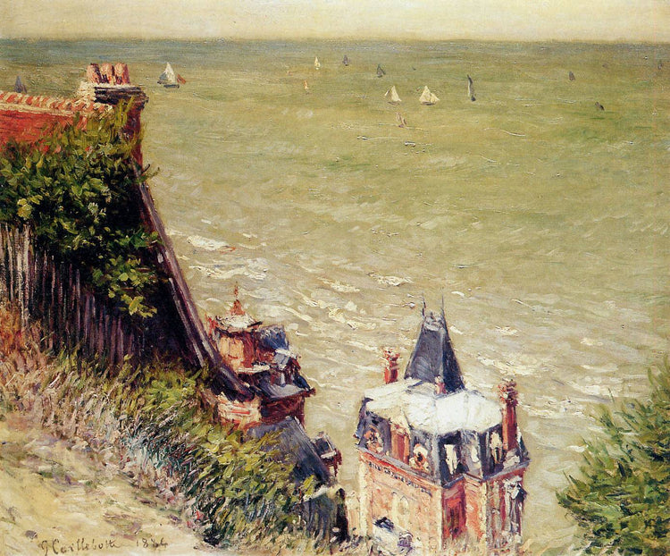 The Pink Villa at Trouville - Gustave Caillebotte