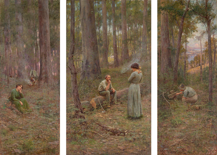 The pioneer by Frederick McCubbin — hand-painted botanical oil painting reproduction on canvas
