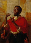 The Pipe of Freedom by Thomas Stuart Smith — hand-painted portrait oil painting reproduction on canvas