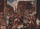 The Plague at Ashdod by Nicolas Poussin — religion oil painting wall art