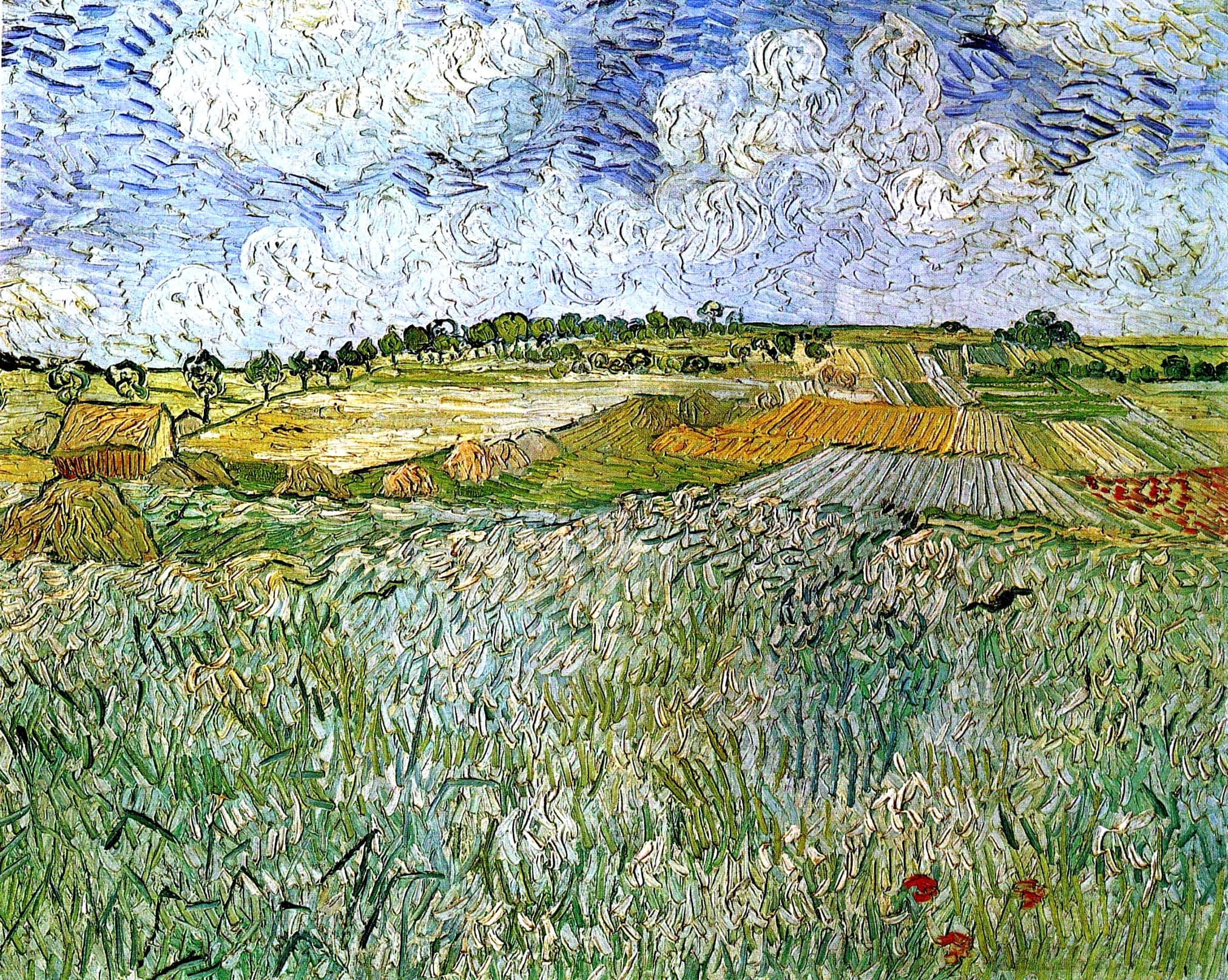 The Plain at Auvers - Vincent van Gogh