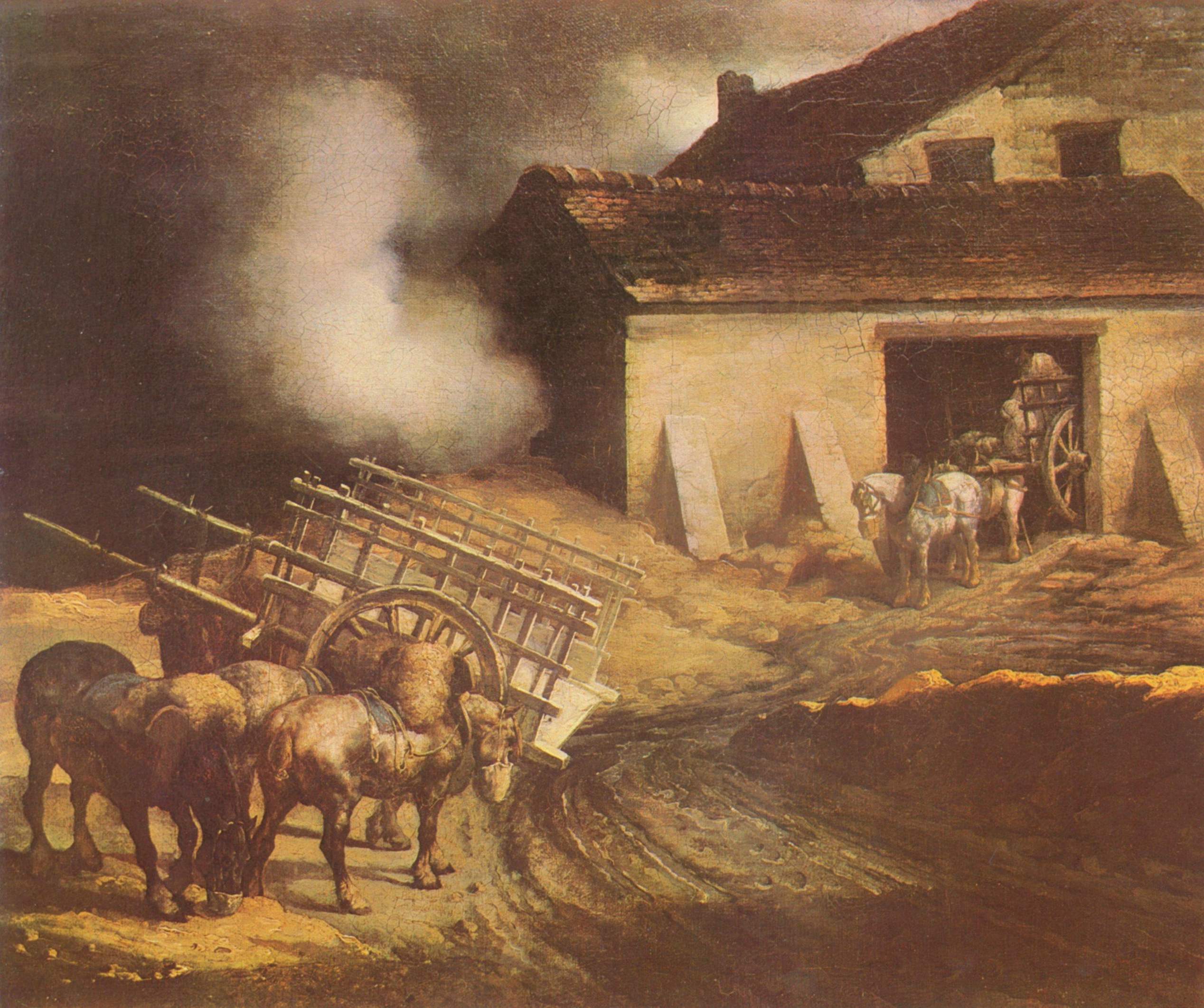 The Plaster Kiln - Théodore Géricault