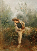 The poacher by Alexandre Antigna — rural oil painting wall art, Realism
