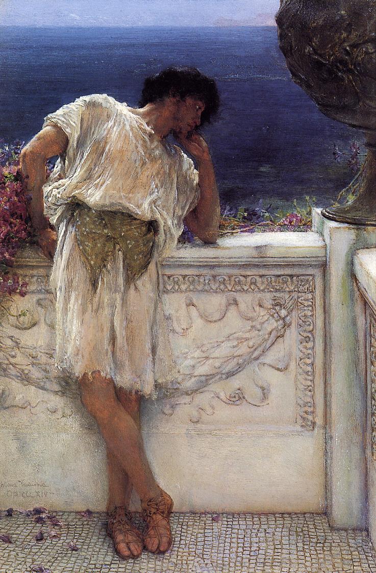 The Poet Gallus Dreaming - Sir Lawrence Alma-Tadema